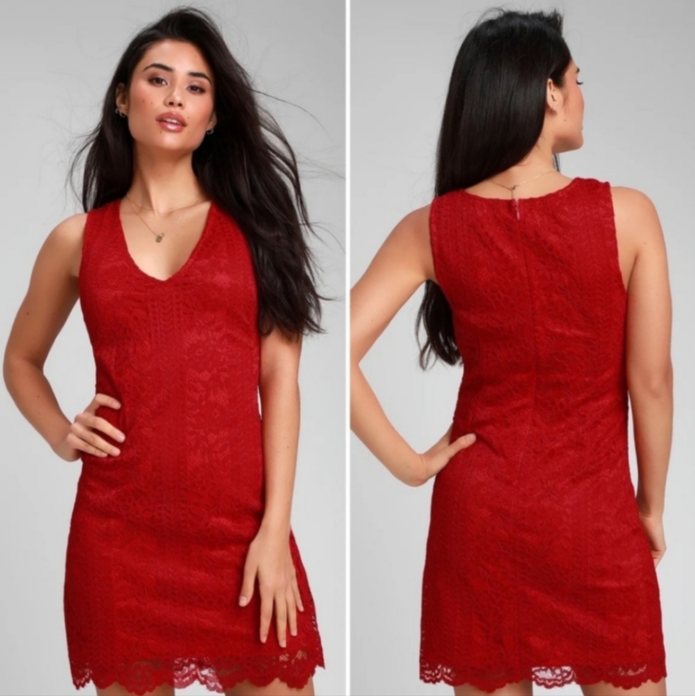 Lulu’s Red "Thinking of You" Dress